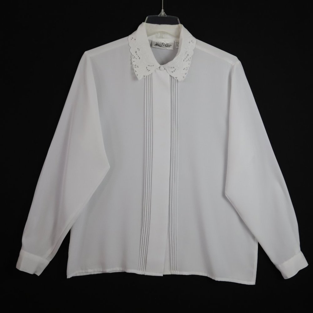 Yves St. Clair Long Sleeve Button Down Blouse